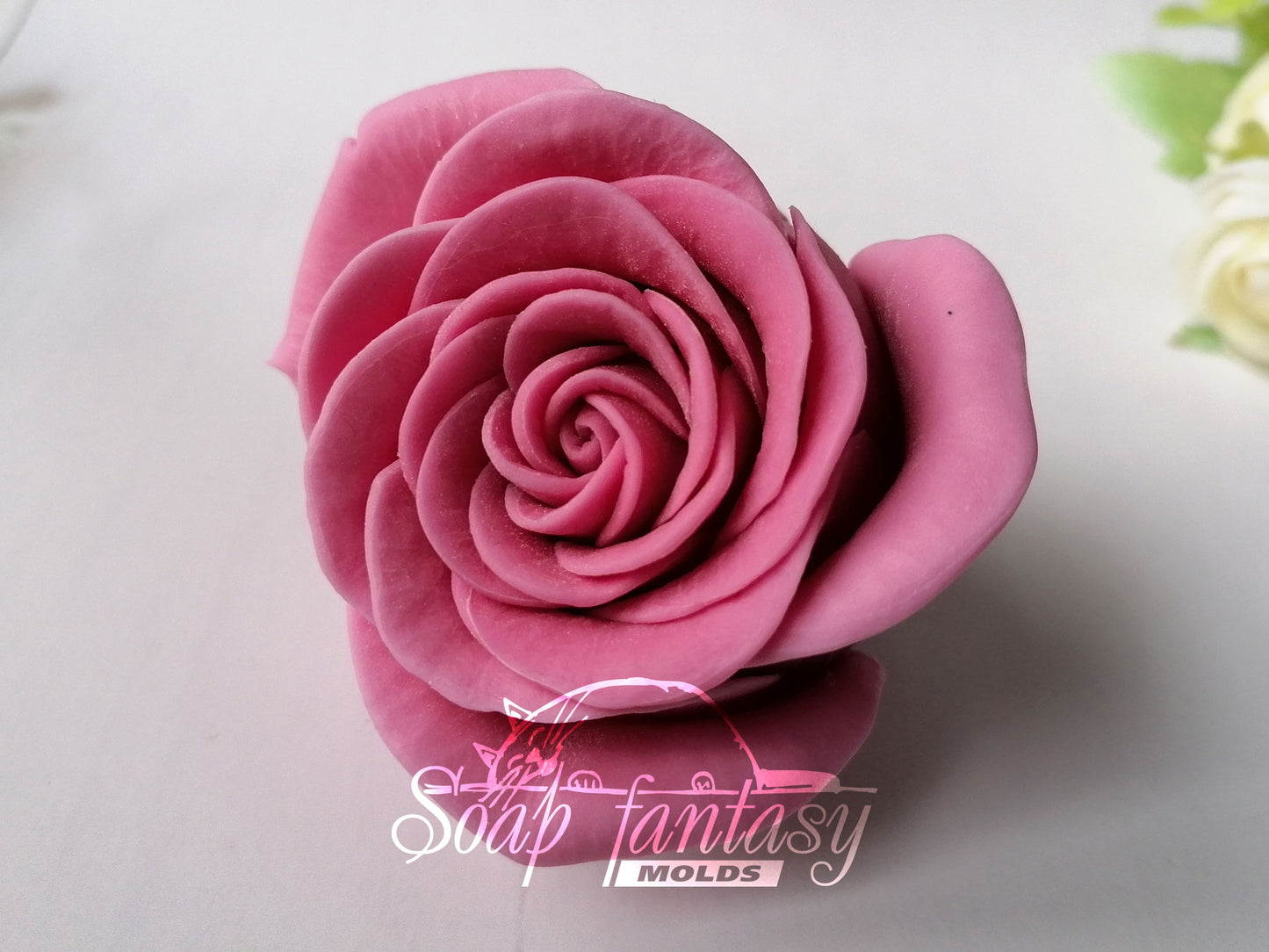 Porcelain rose #3 silicone mold for soap making