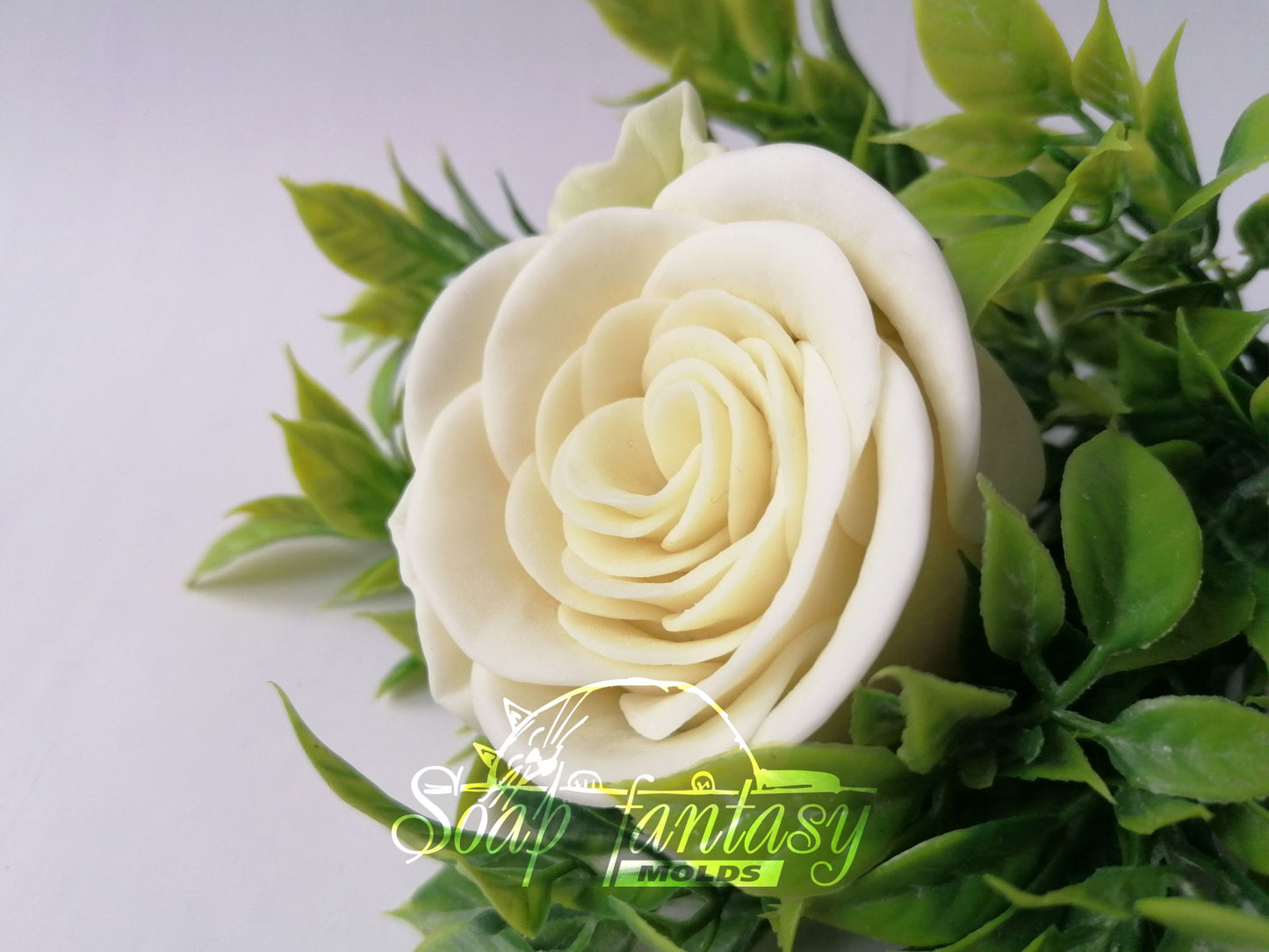 Porcelain rose #4 silicone mold for soap making