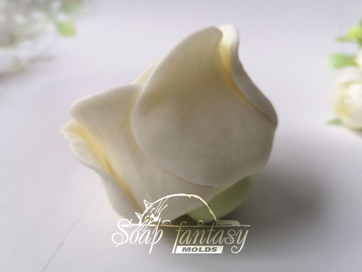Porcelain rose #4 silicone mold for soap making