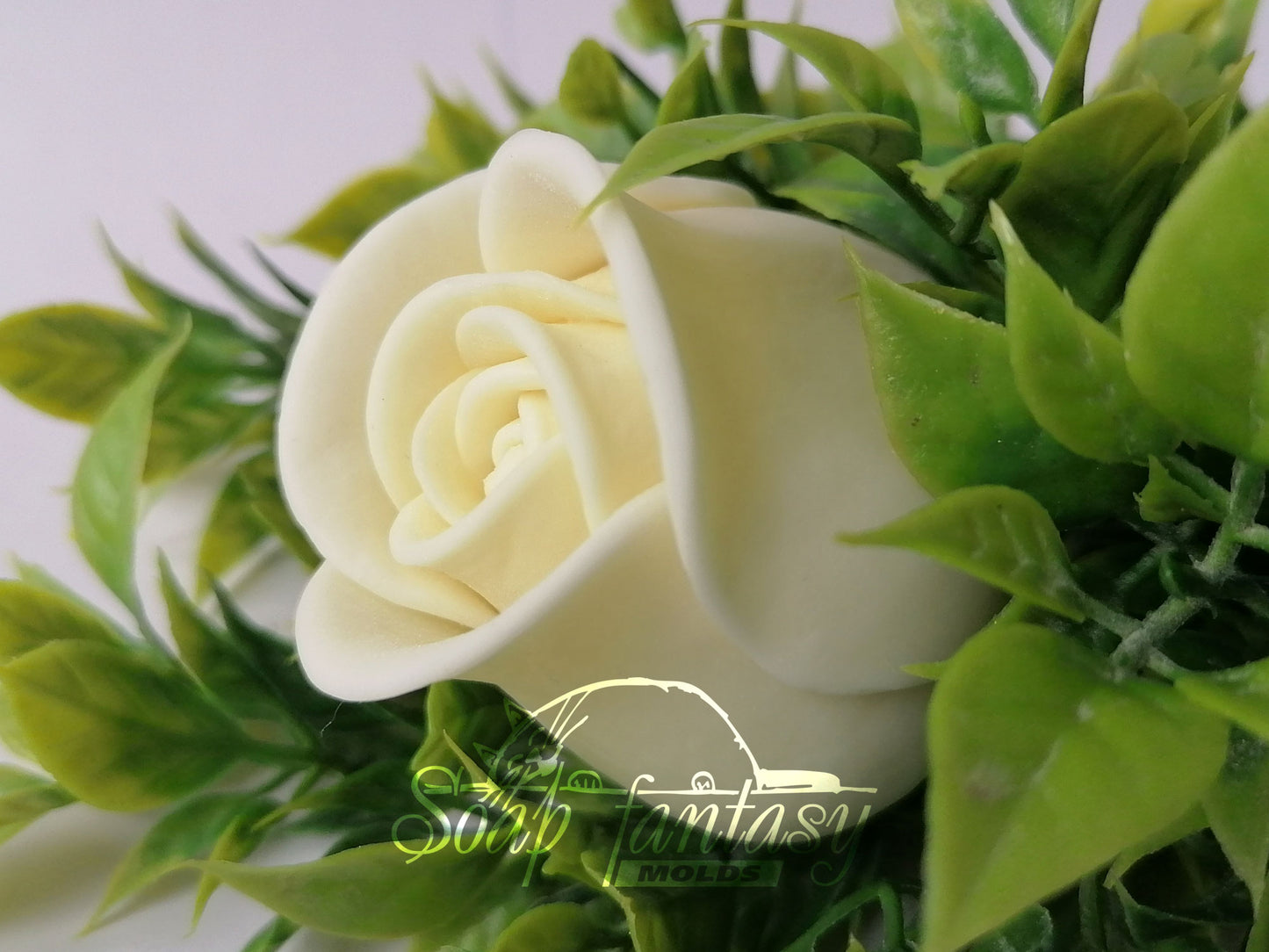Porcelain rose #6 silicone mold for soap making