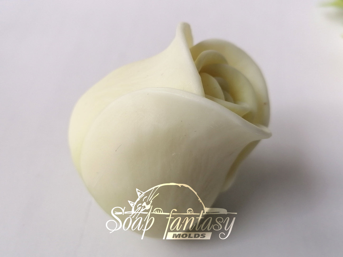 Porcelain rose #6 silicone mold for soap making