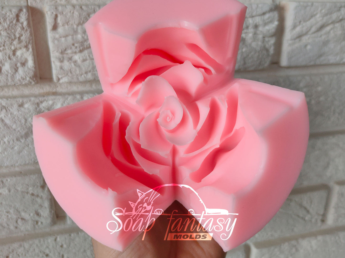 Rose #1 silicone mold for soap making