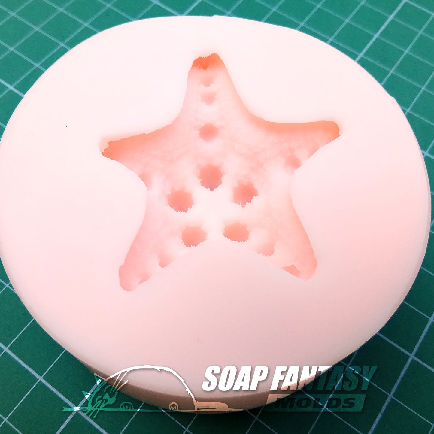 Sea Star (Starfish) silicone mold for soap making