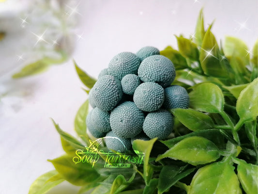 Silver Brunia plants Silicone Soap Mold - for soap making, Craft & Hobby