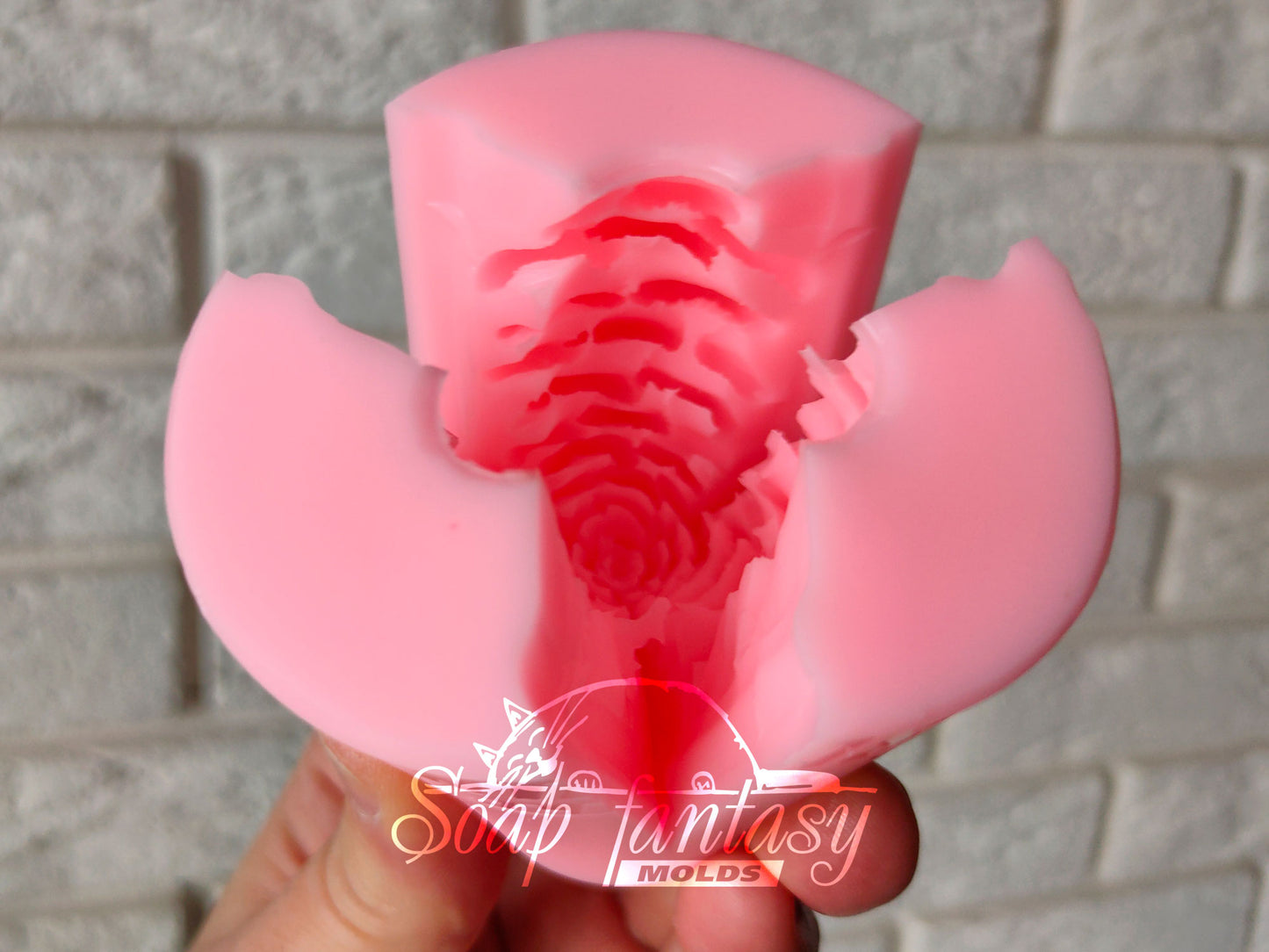 Spruce cone silicone mold for soap making