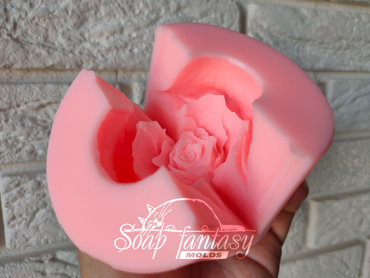 Rose "Star" Silicone Soap Mold - for soap making, Craft & Hobby