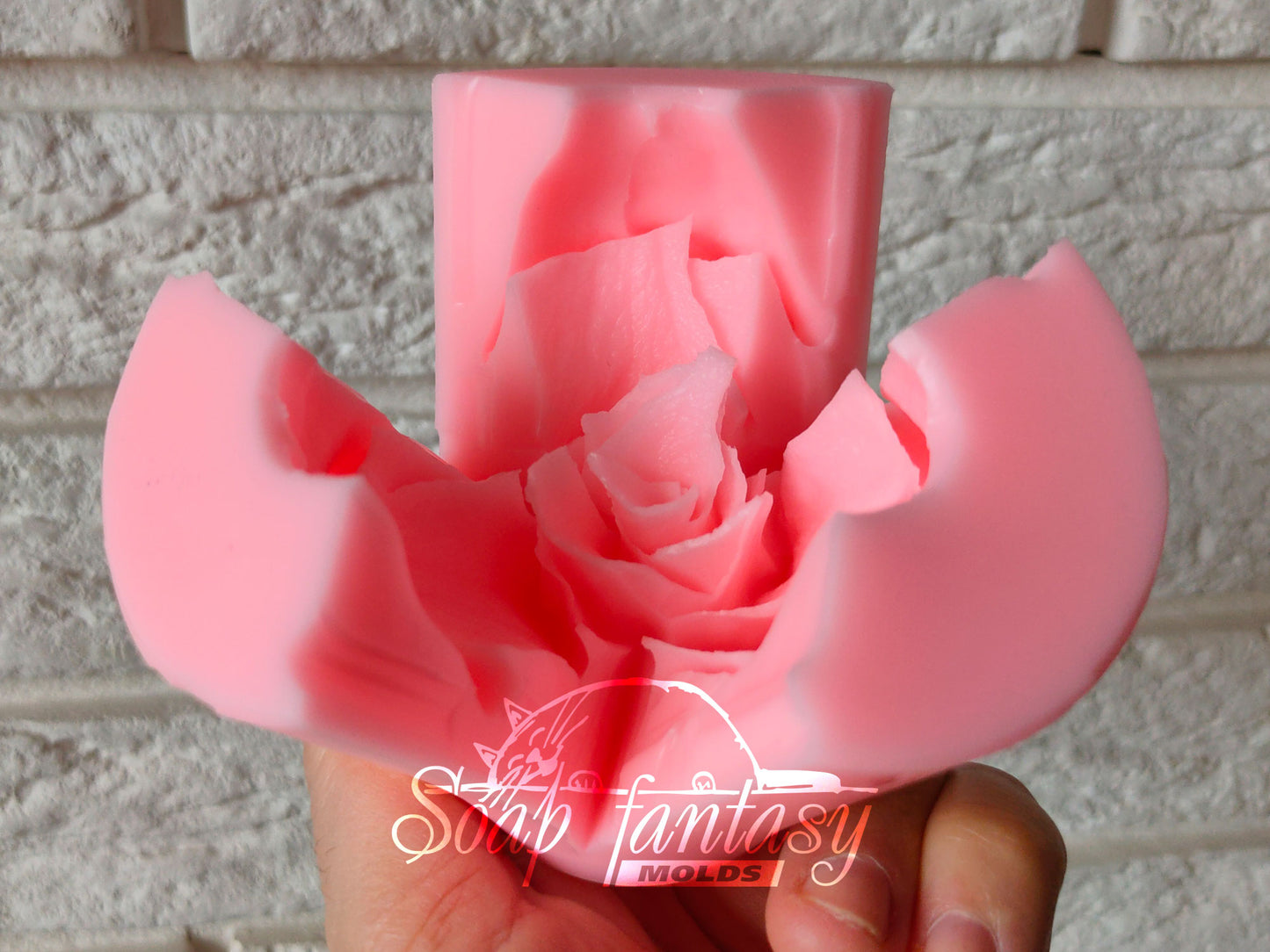 Rosebud "Sun City" silicone mold for soap making