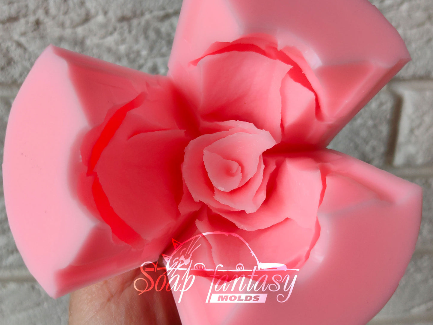 Rosebud "Sun City" silicone mold for soap making