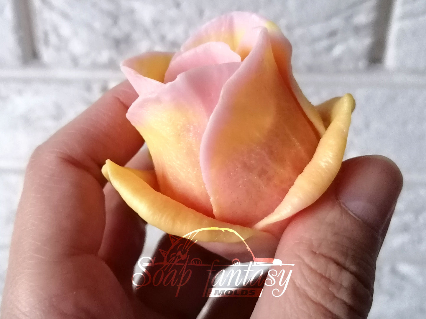 Rosebud "Sun City" silicone mold for soap making