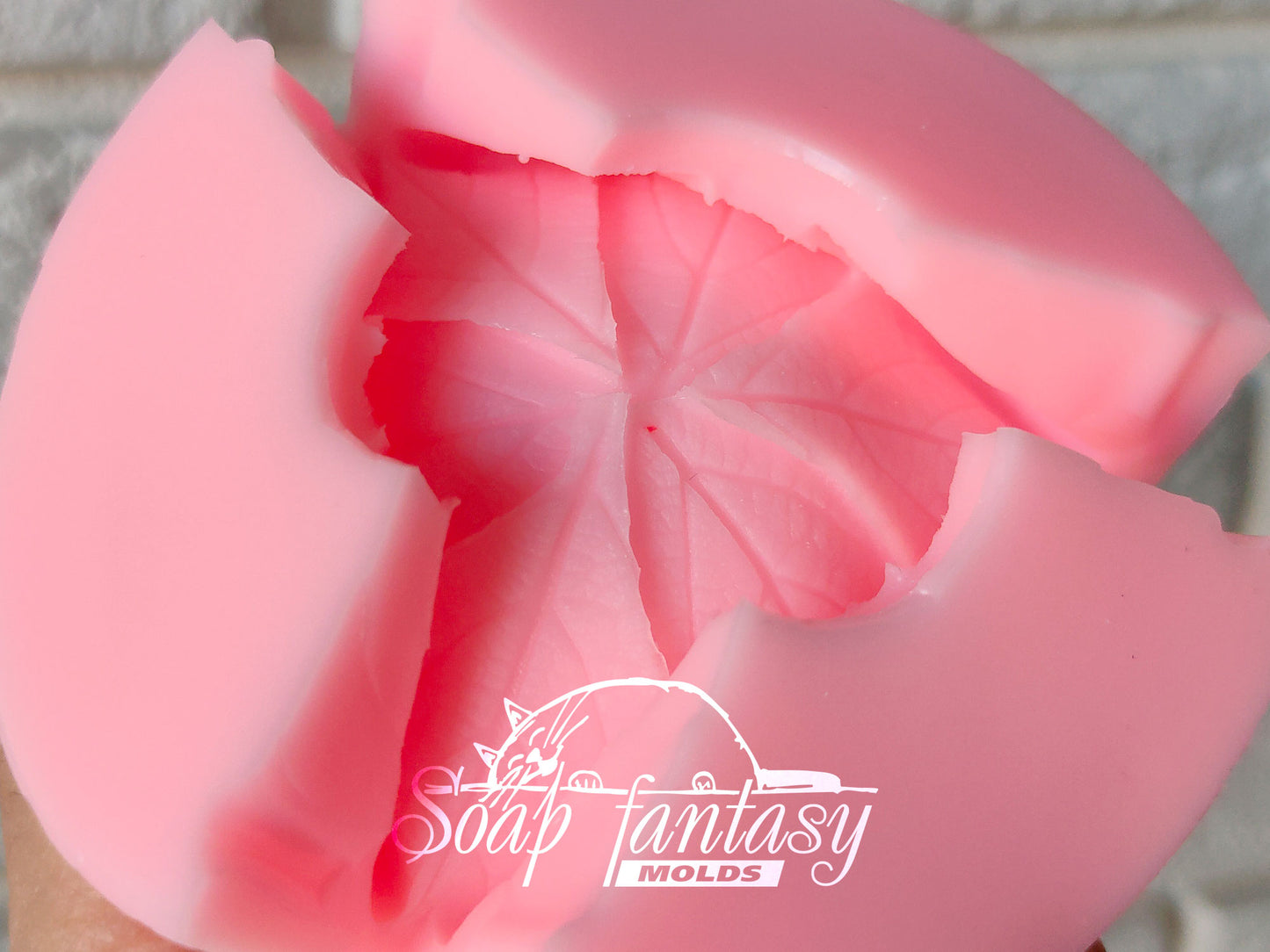 Sunflower cup and saucer silicone mold for soap making