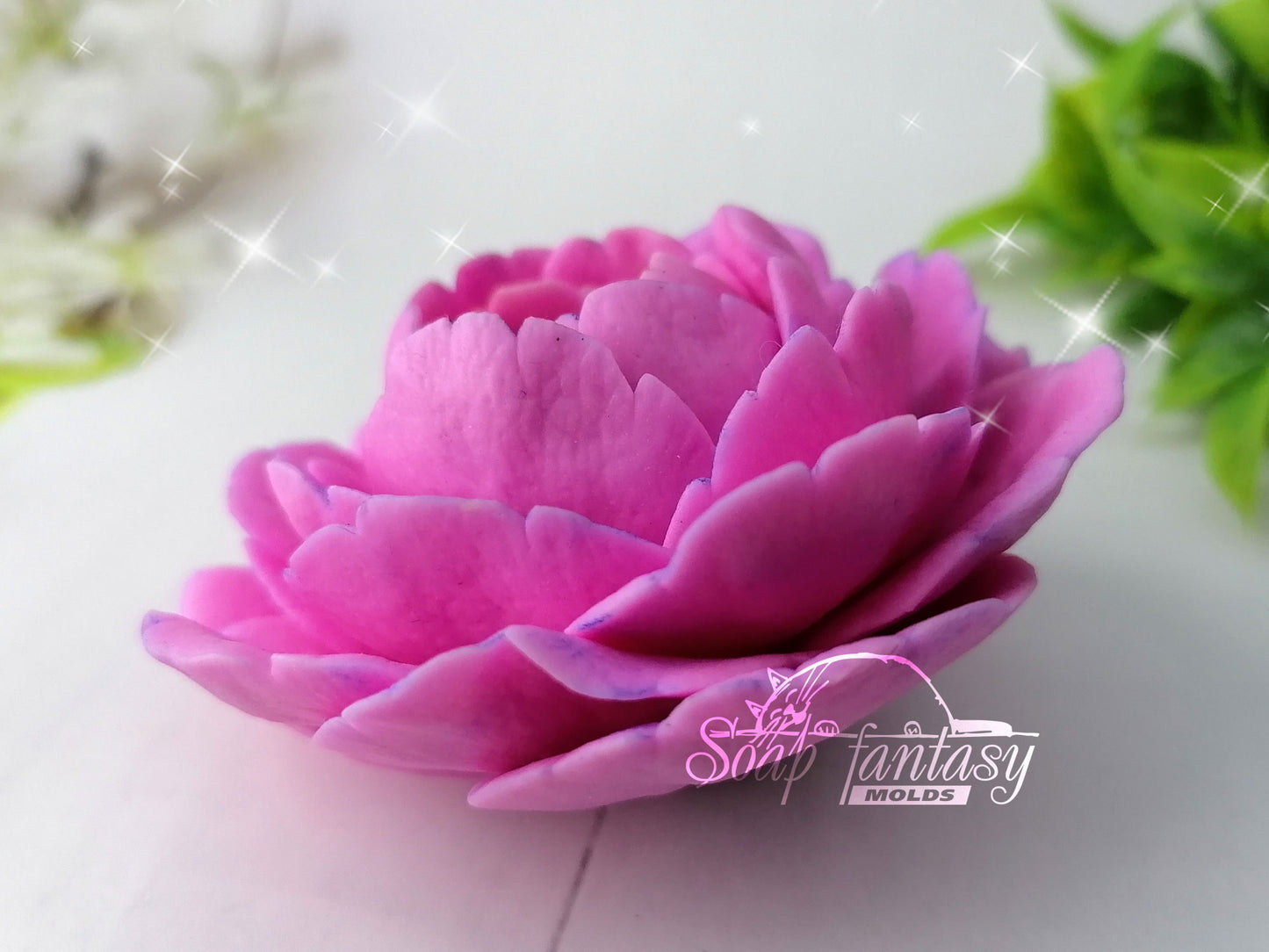 Peony "Sweet Harmony" Silicone Soap Mold - for soap making, Craft & Hobby