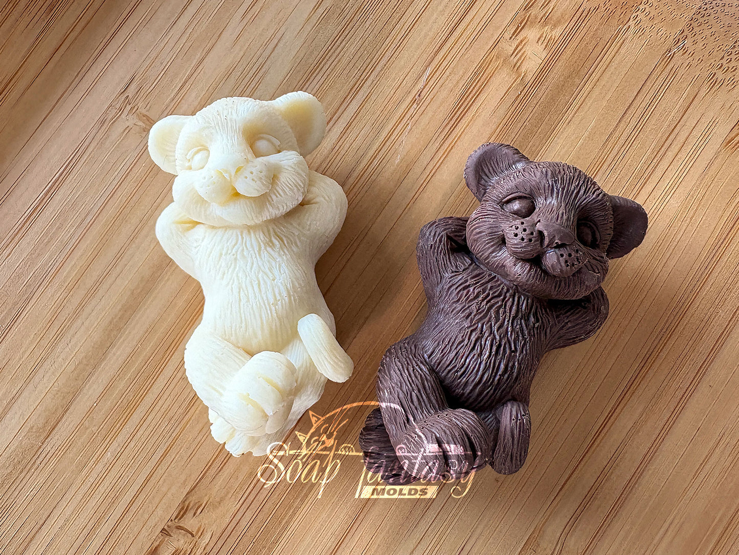 Food grade chocolate mold The Tiger Cub is Resting