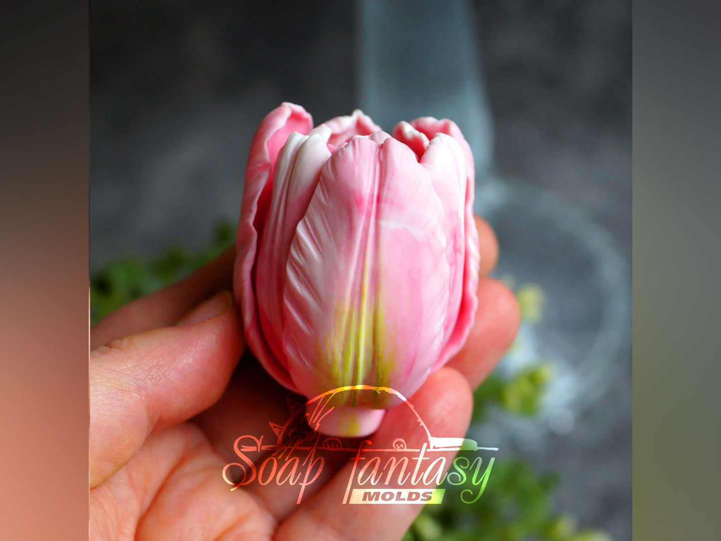 Tulip "Sweetheart" silicone mold for soap making