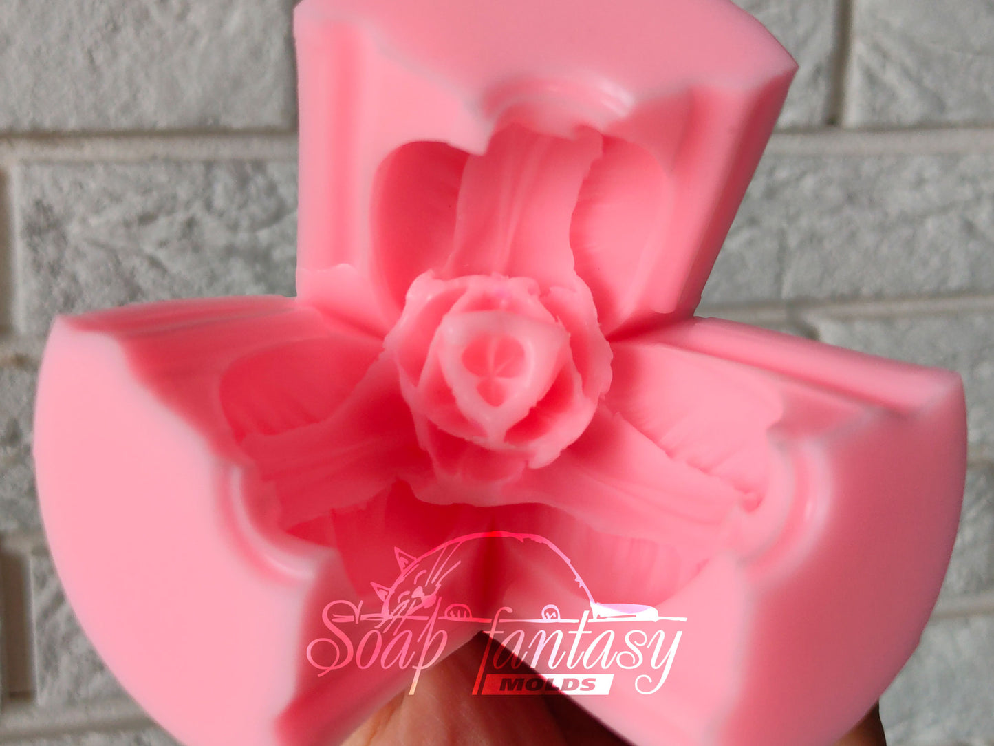 Tulip "Sweetheart" silicone mold for soap making