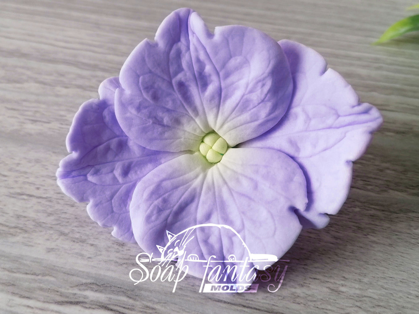 Violet flower silicone mold for soap making and candle making