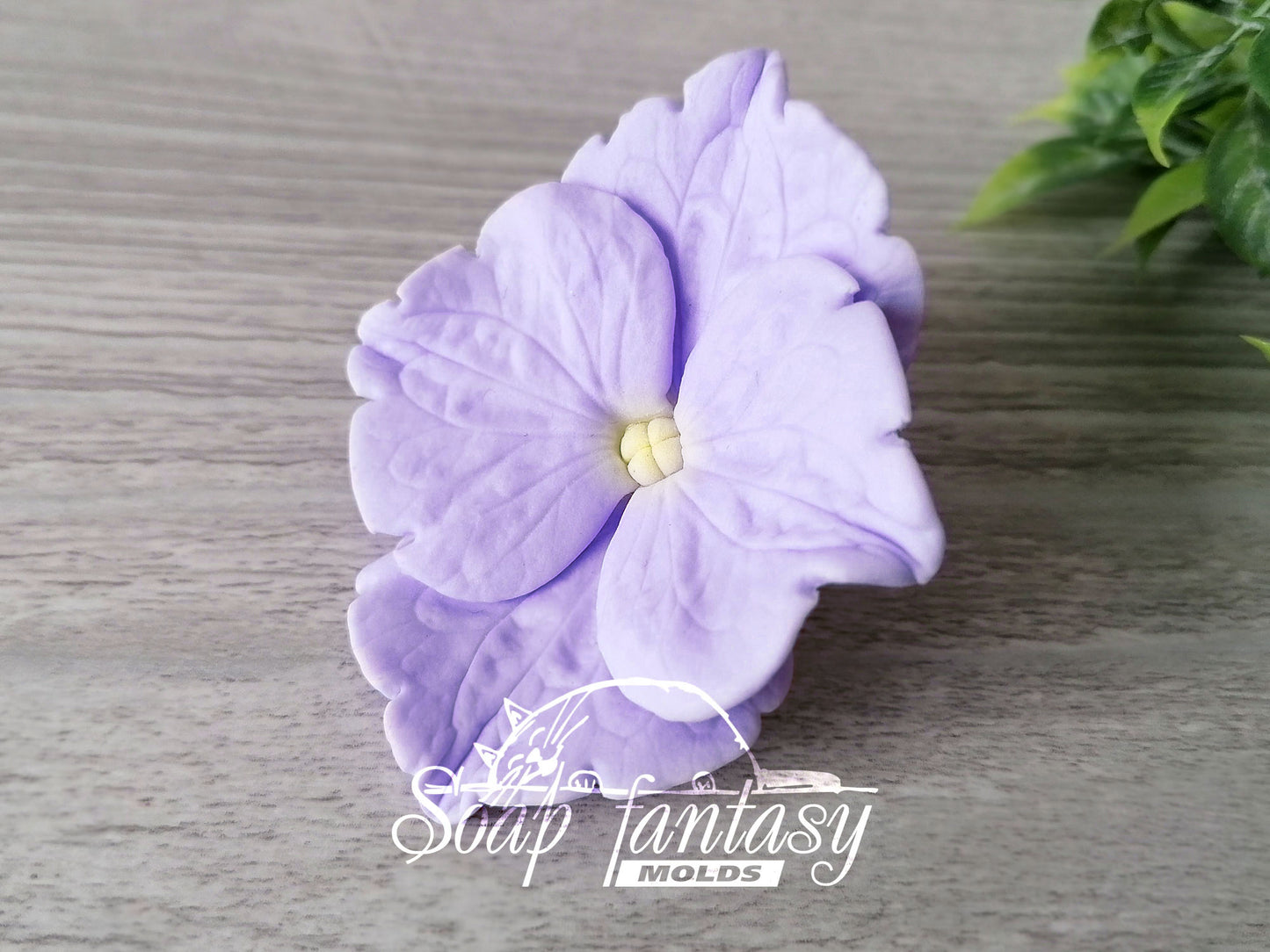 Violet flower silicone mold for soap making and candle making