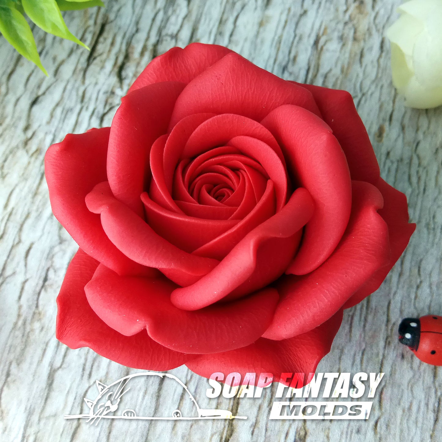 Rose "Virginia" silicone mold for soap making