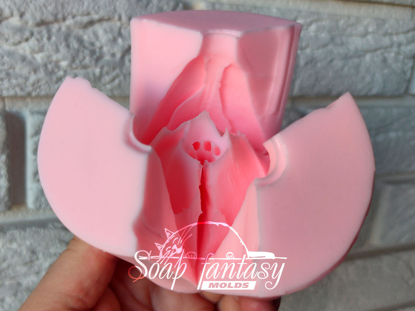 Apeldoorn tulip silicone mold (mould) for soap making and candle making