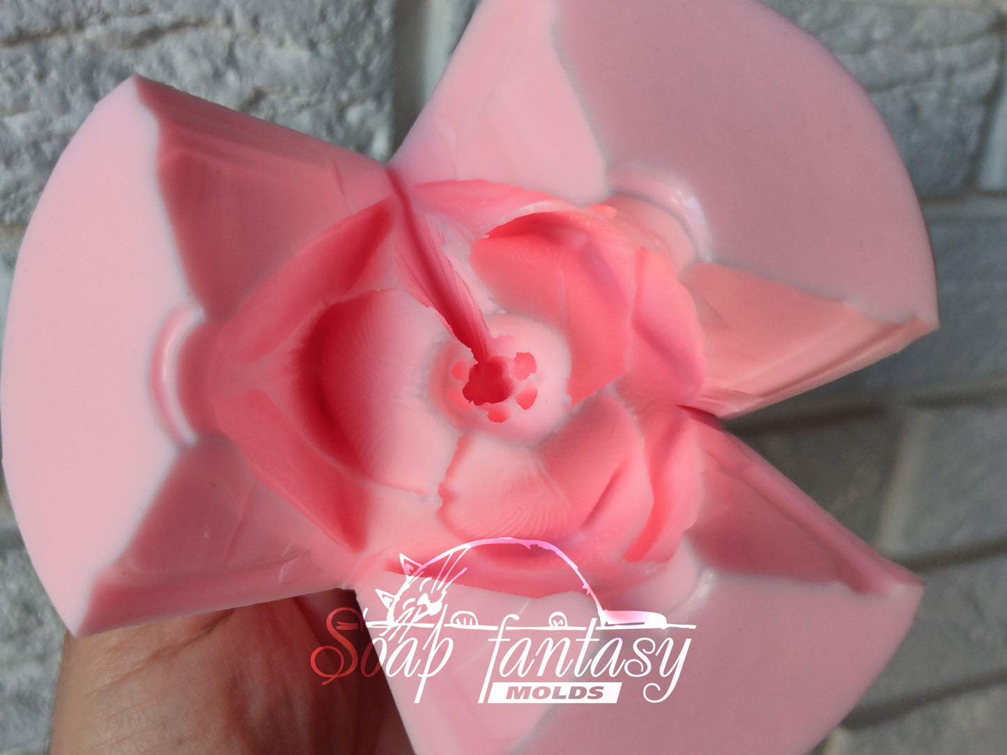 Apeldoorn tulip silicone mold (mould) for soap making and candle making