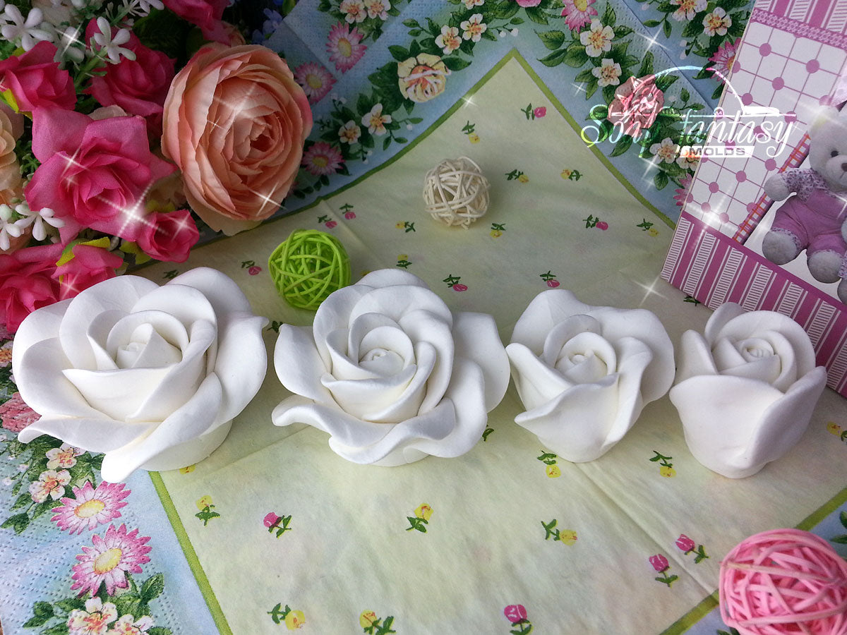 Rose #2 silicone mold for soap making