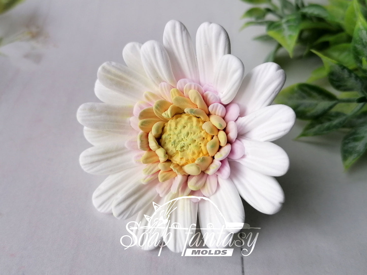Mini chrysanthemum "Lucie" silicone mold for soap making
