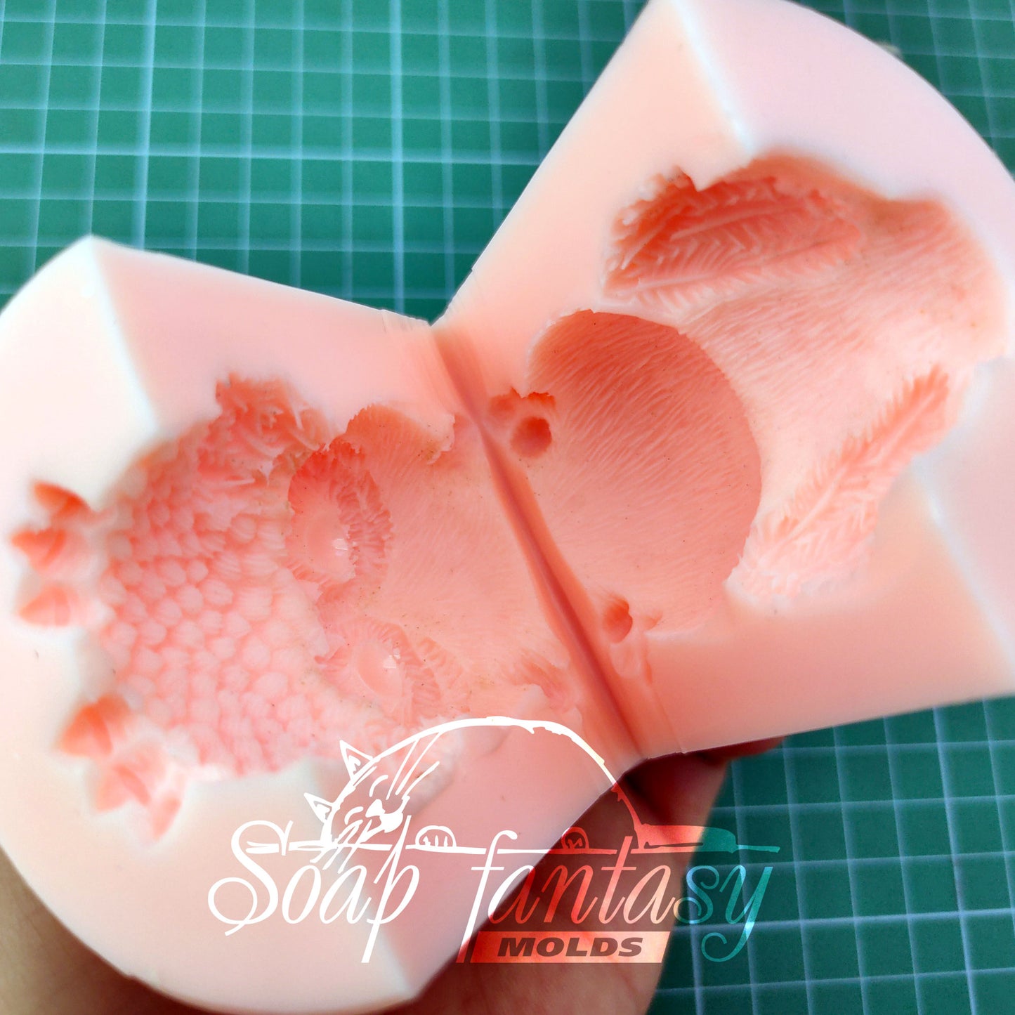 Cute owl silicone mold for soap making