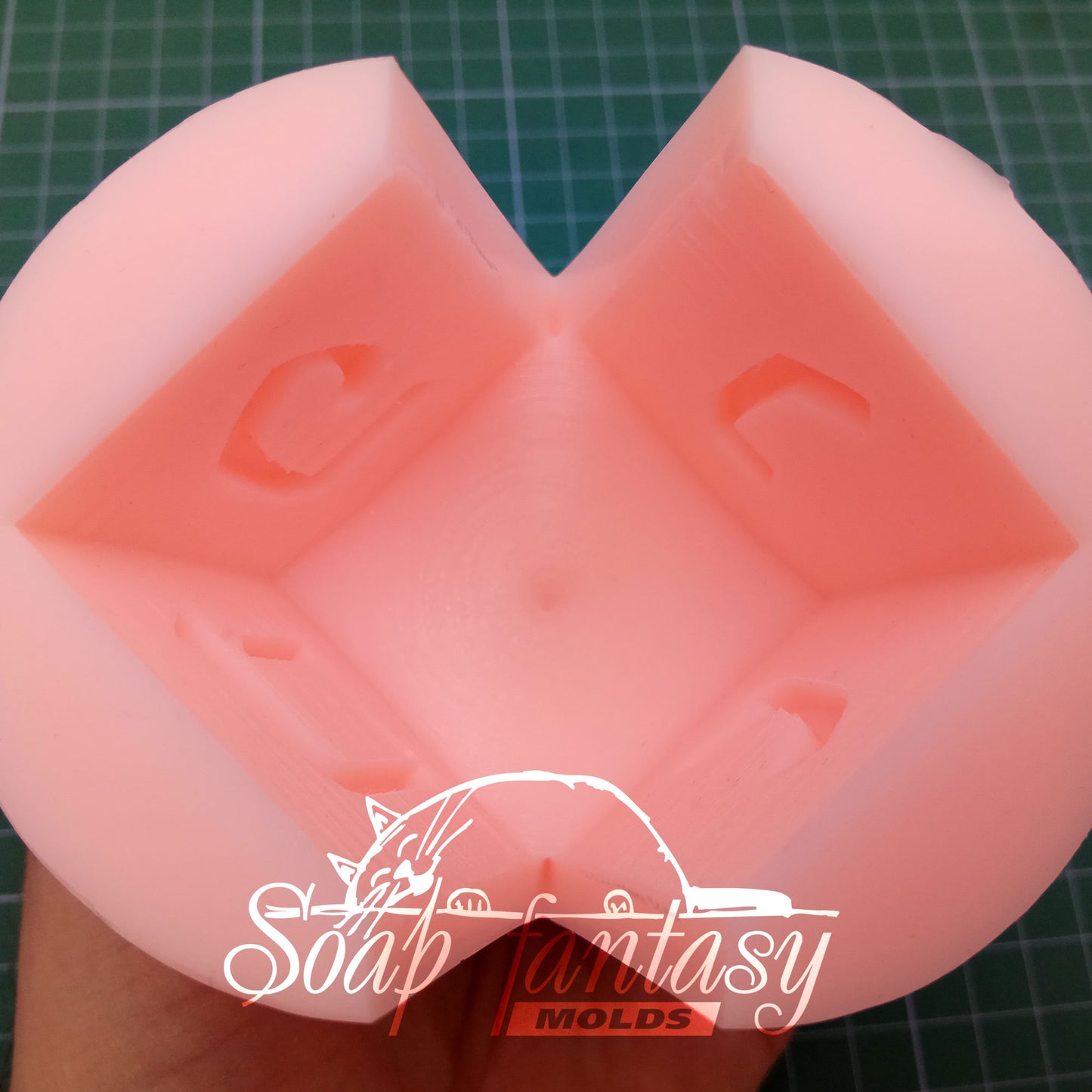 Dreidel for Hanukkah silicone mold for soap making
