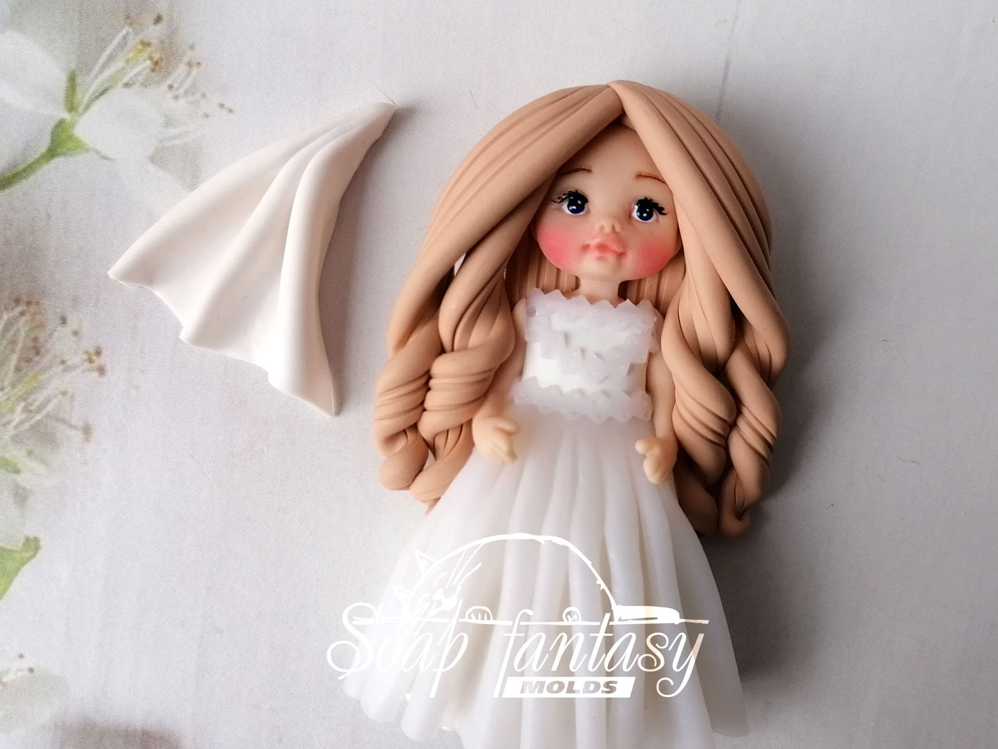Bride silicone mold for soap making