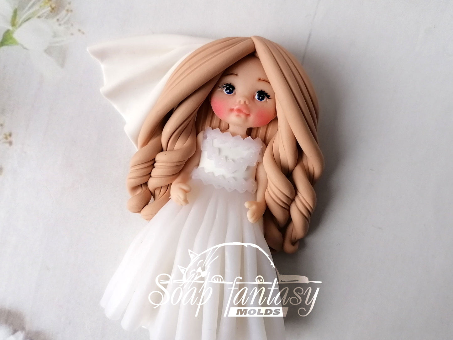 Bride silicone mold for soap making