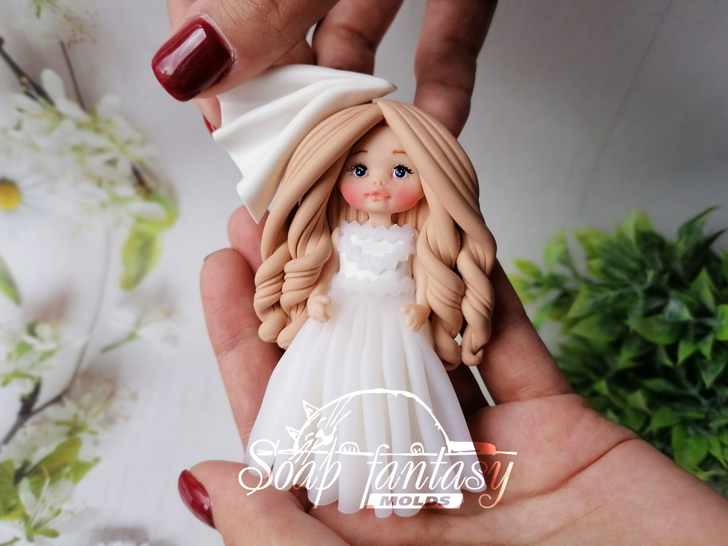 Bride silicone mold for soap making