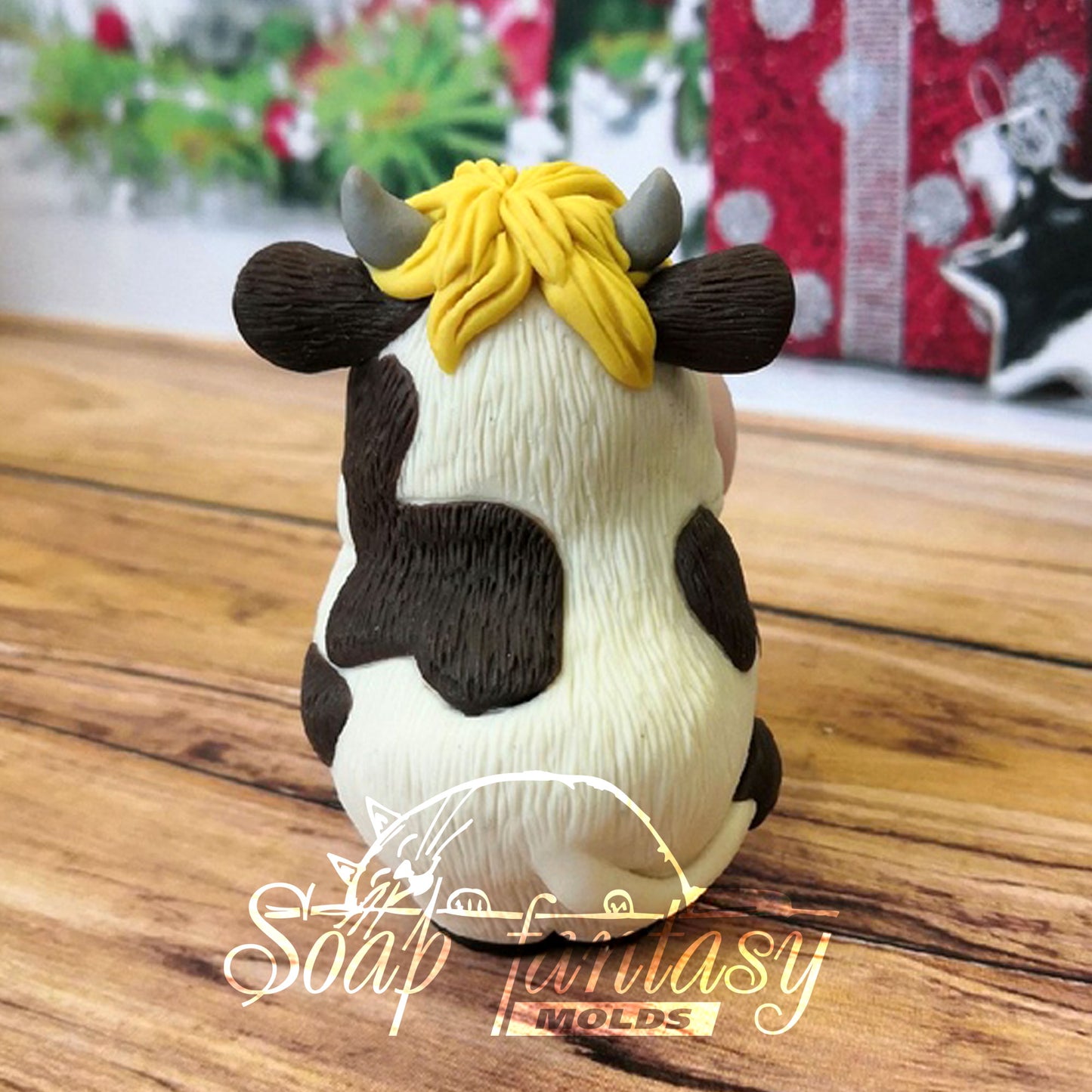 Funny bull silicone mold for soap making