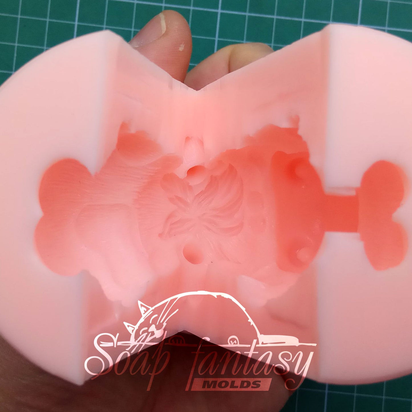 Funny bull silicone mold for soap making
