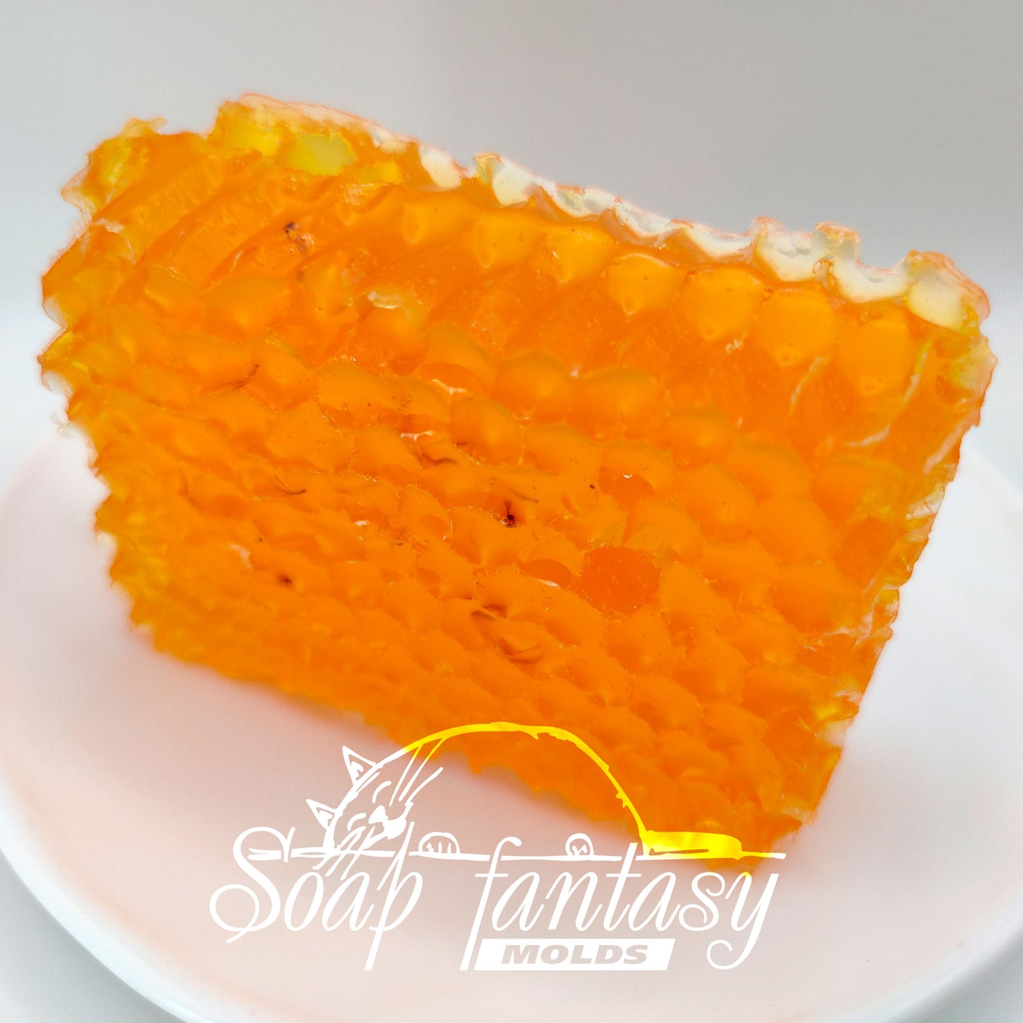 Natural honeycomb (medium size) silicone mold for soap making
