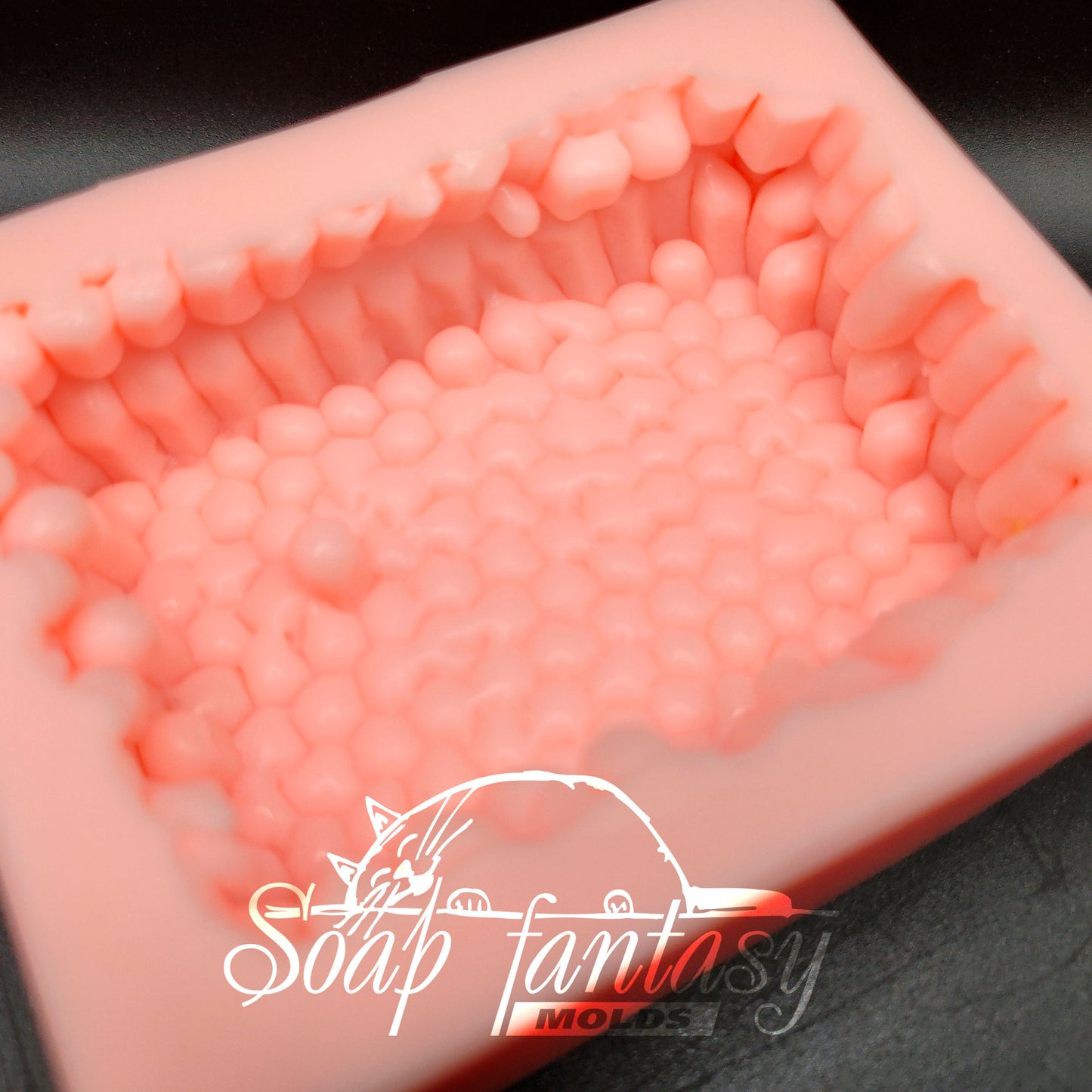 Natural honeycomb (medium size) silicone mold for soap making