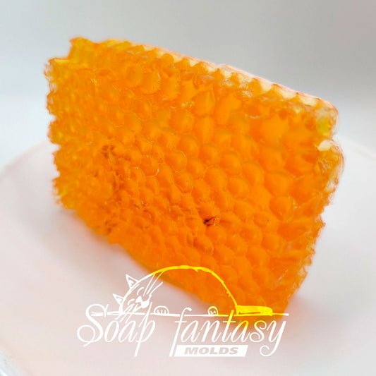Realistic honeycombs (mini) Silicone Soap Mold - for soap making, Craft & Hobby