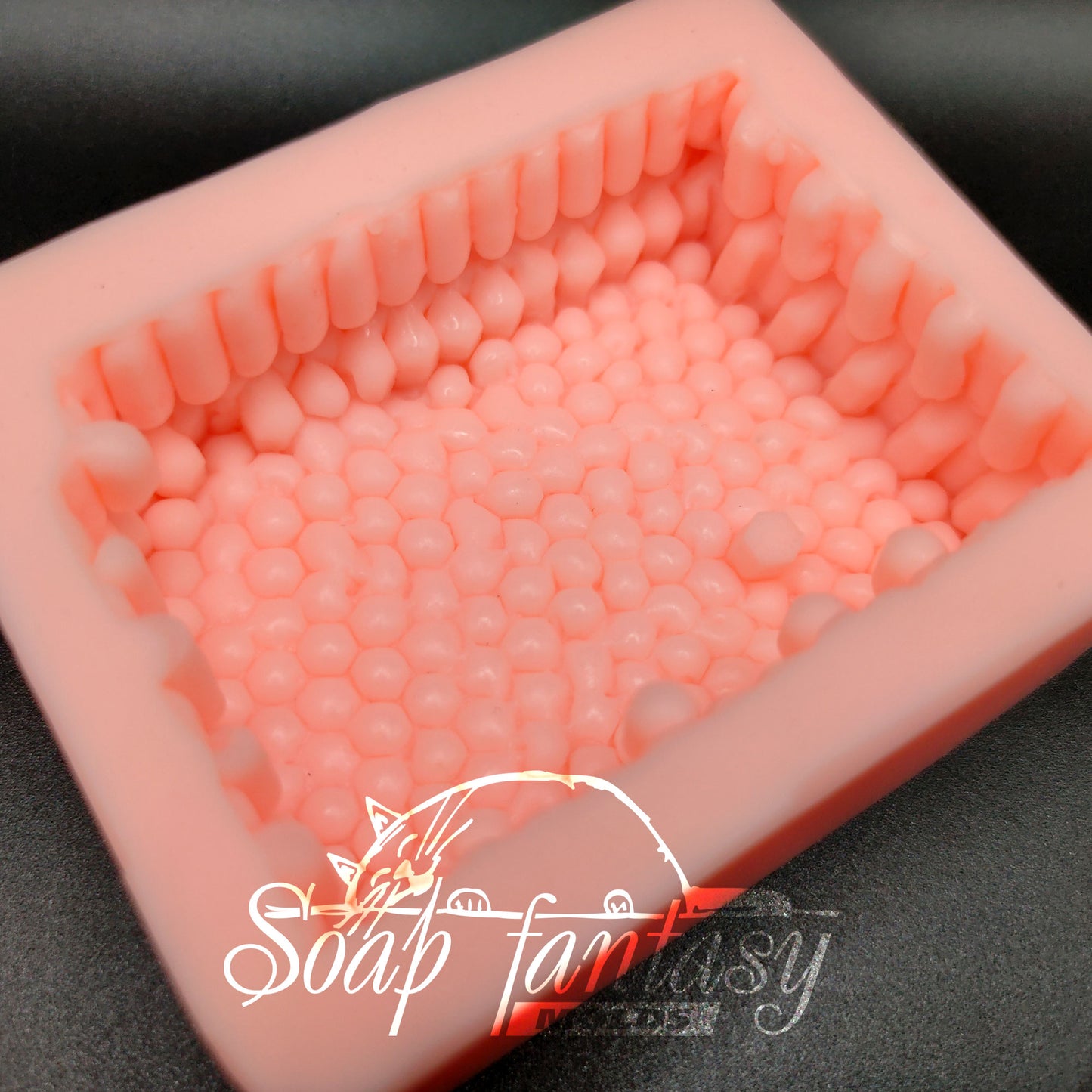 Realistic honeycombs (mini) silicone mold for soap making