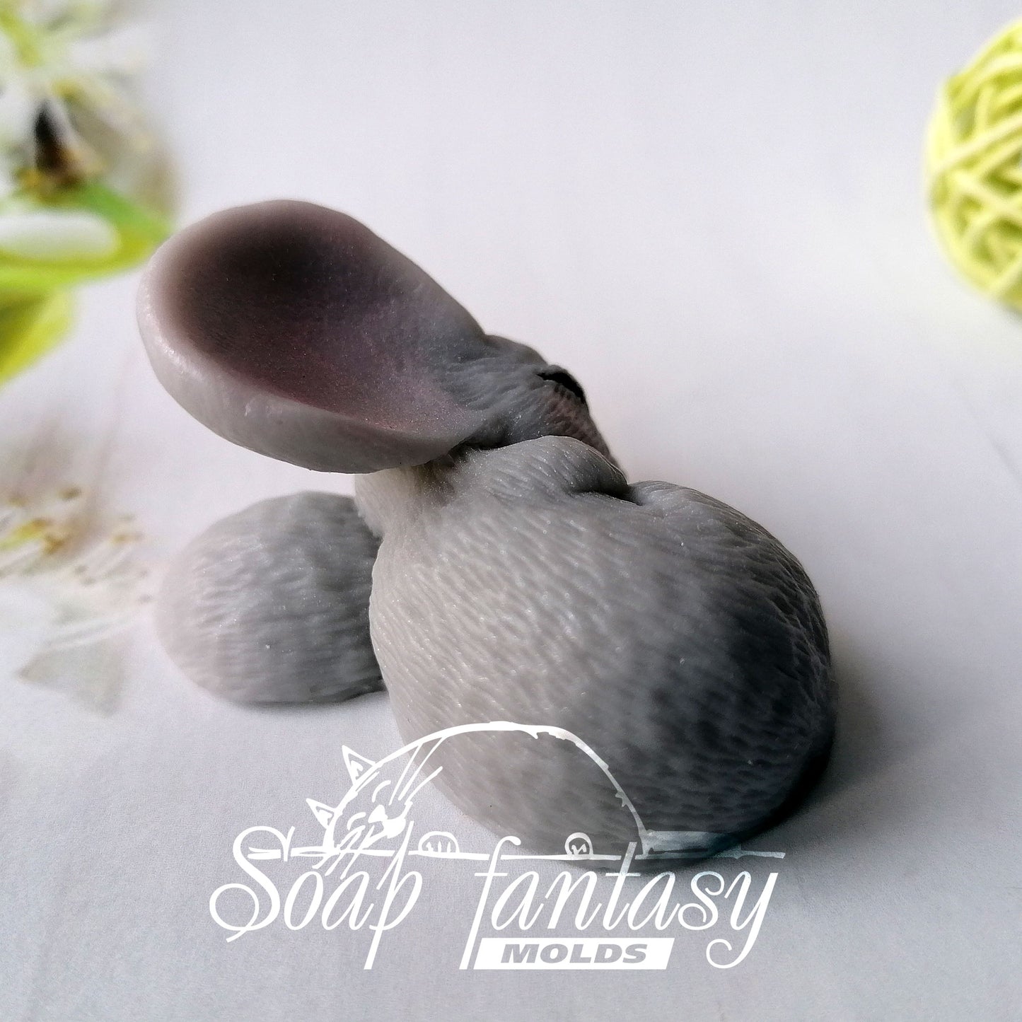 Sleeping little mouse silicone mold for soap making