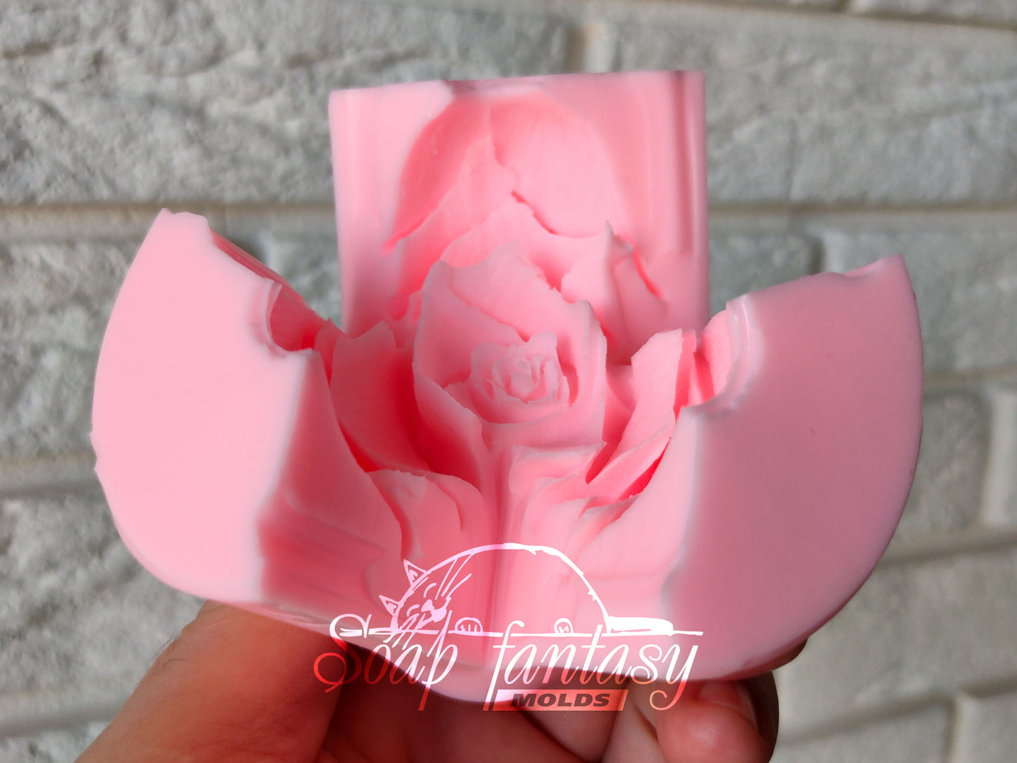 Rose bud Symphony silicone mold for soap making