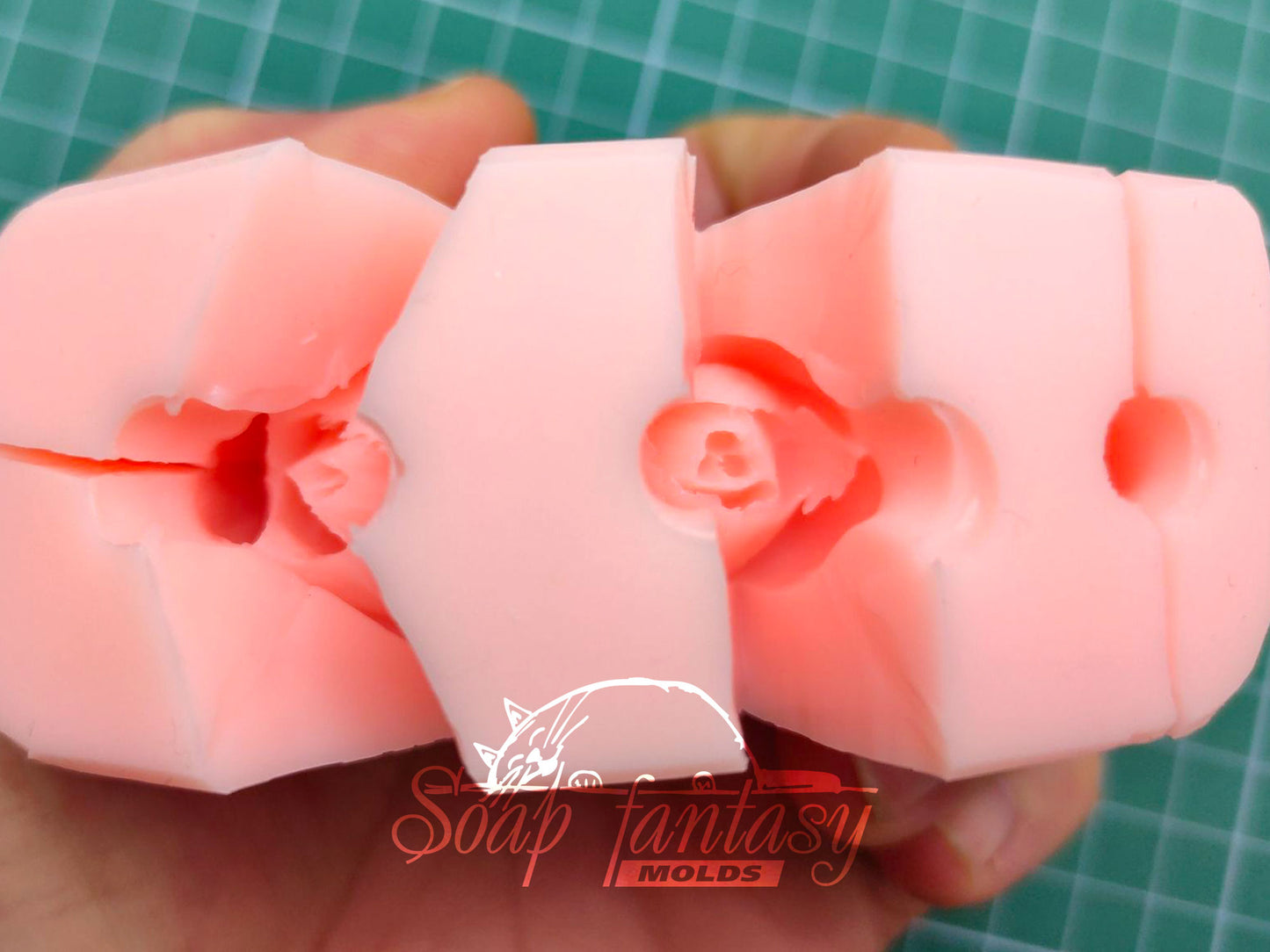 Snowdrop (mini) 3 flowers silicone mold for soap making