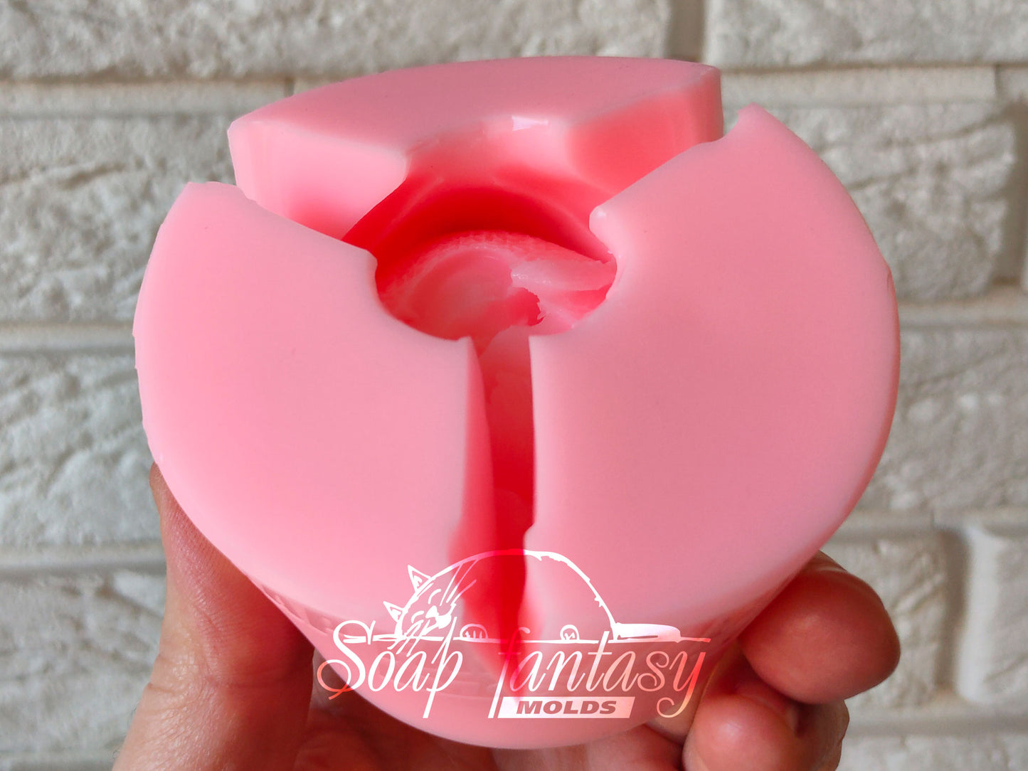 Orchid phalaenopsis flower silicone mold for soap making