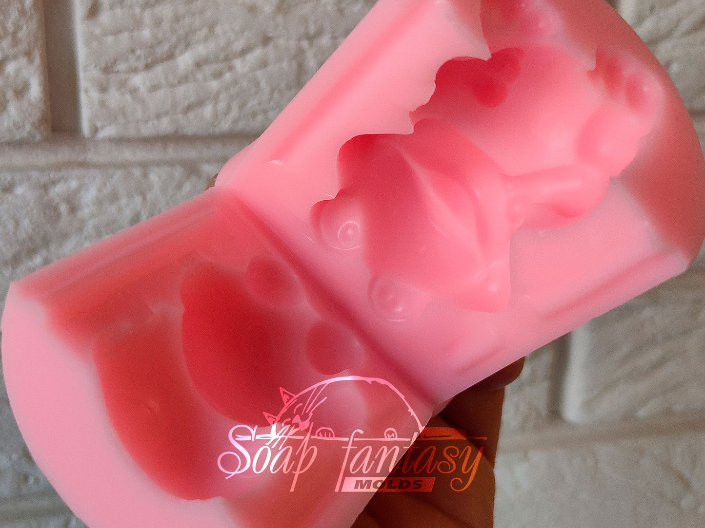 Funny Little frog silicone mold for soap making