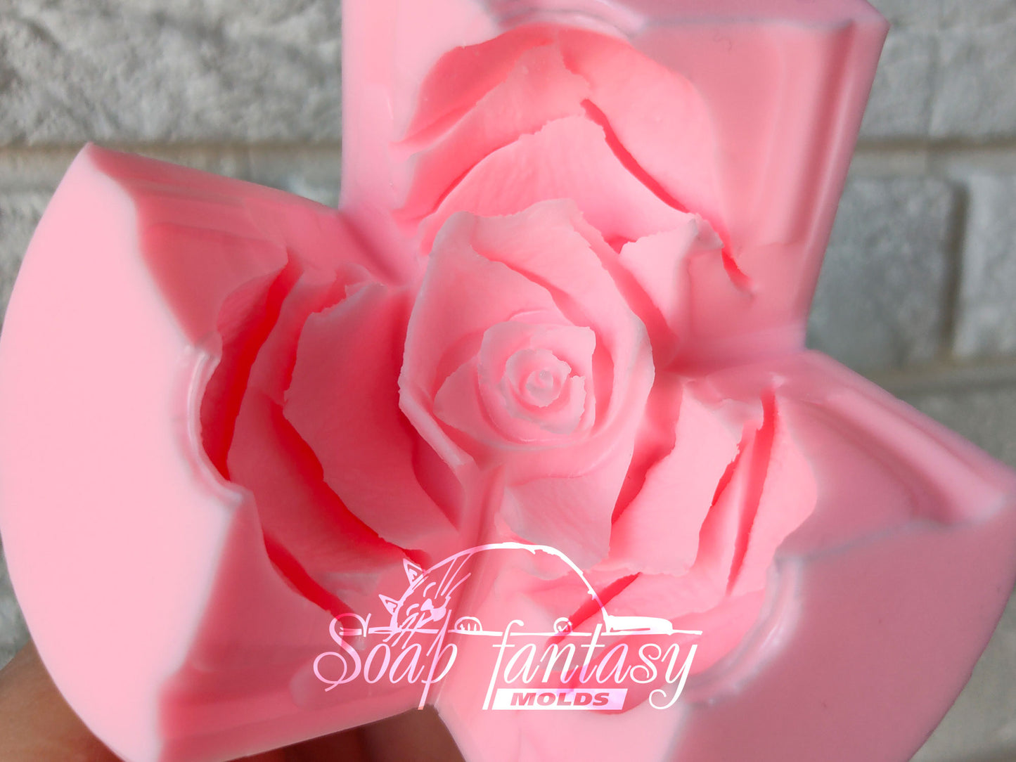 Rose bud Symphony silicone mold for soap making