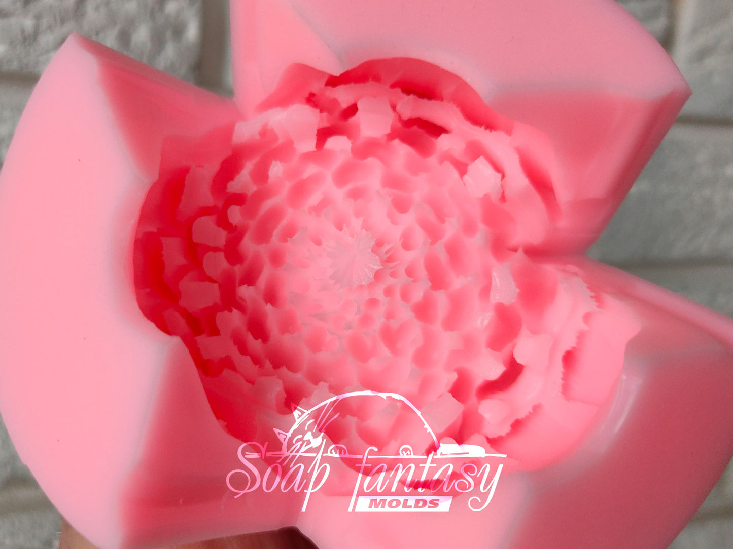 Chrysanthemum silicone soap mold - for soap making (Made of high quality silicone)