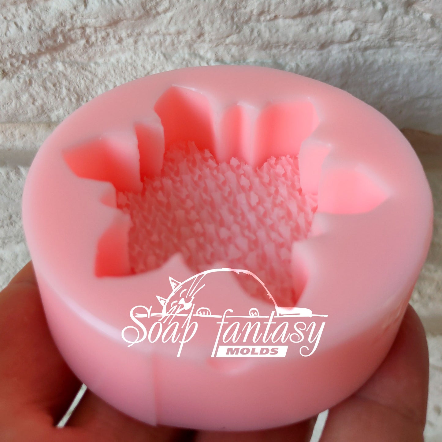 Knitted Christmas tree decorations silicone mold for soap making