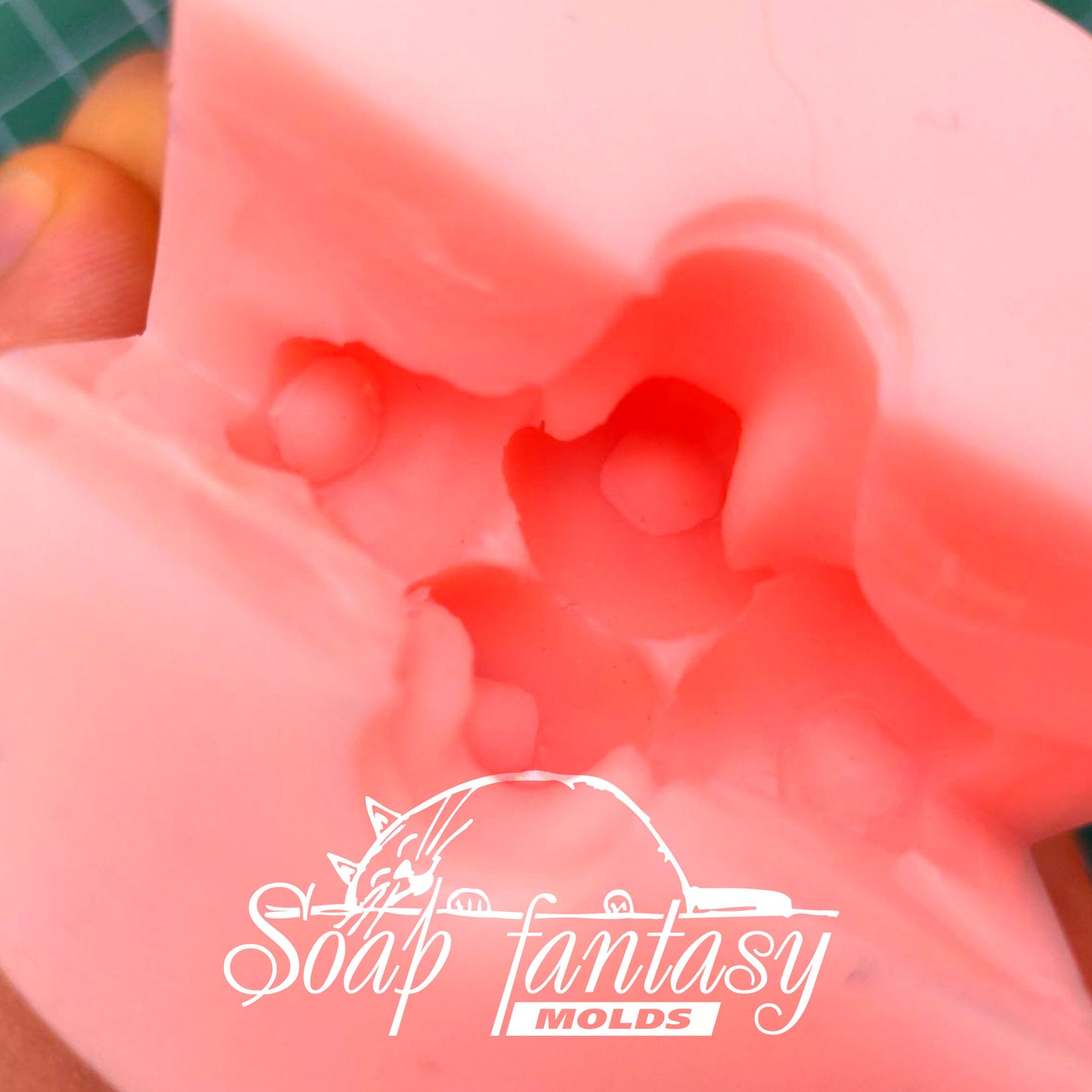 Triple blueberry bouquet inserts silicone mold for soap making