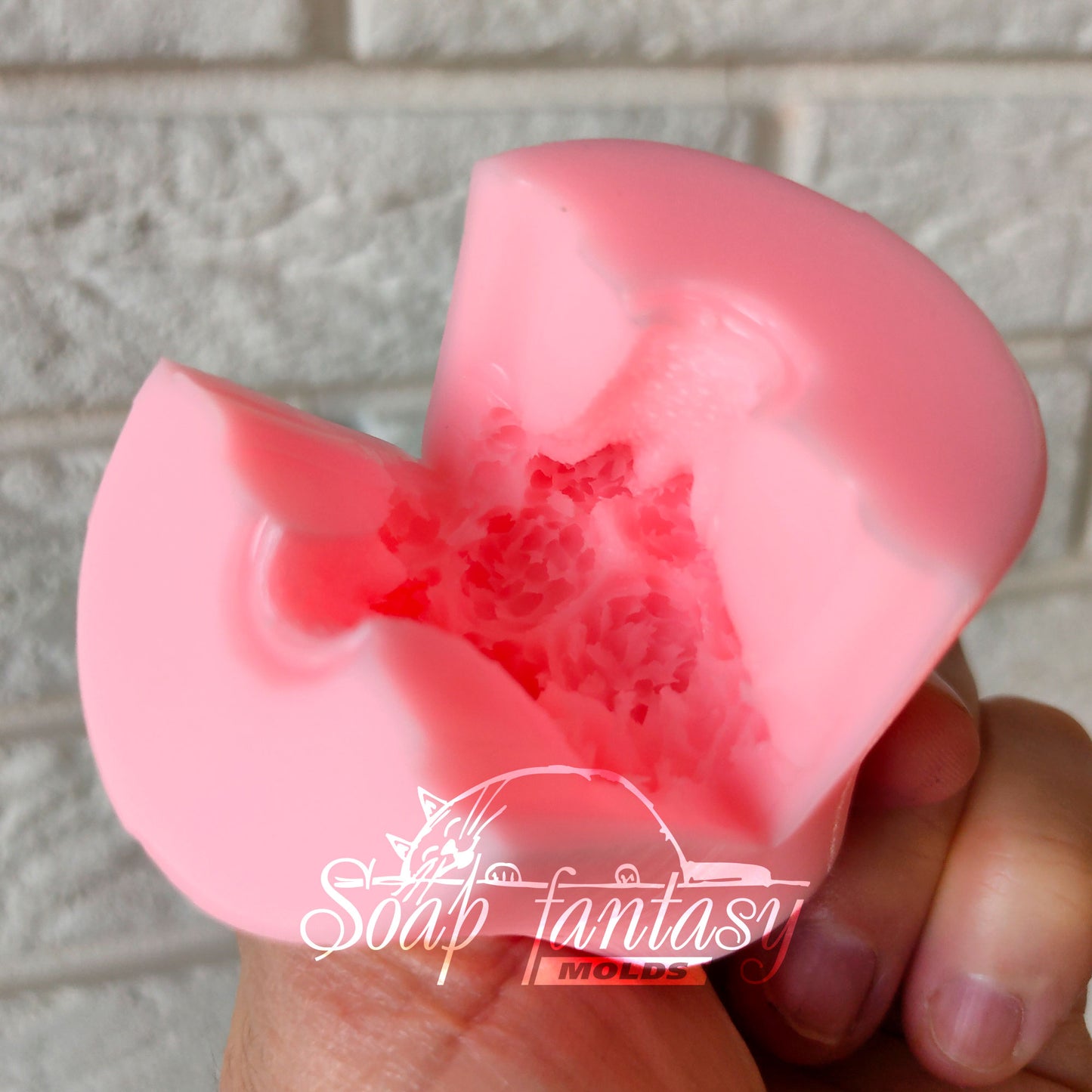 Brunia Nodiflora plants silicone mold (mould) for soap making and candle making