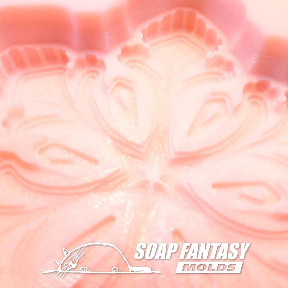 Fairy snowflake silicone mold for soap making