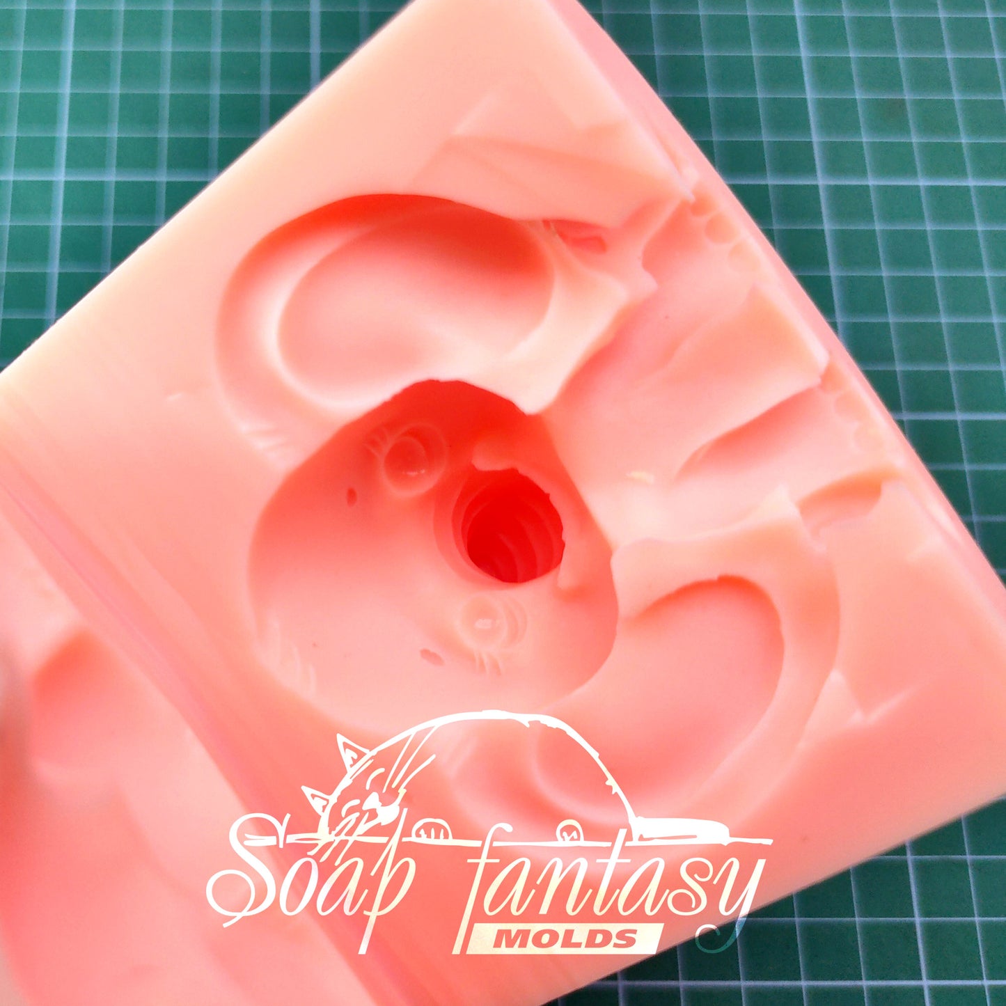 Cute baby elephant silicone mold for soap making