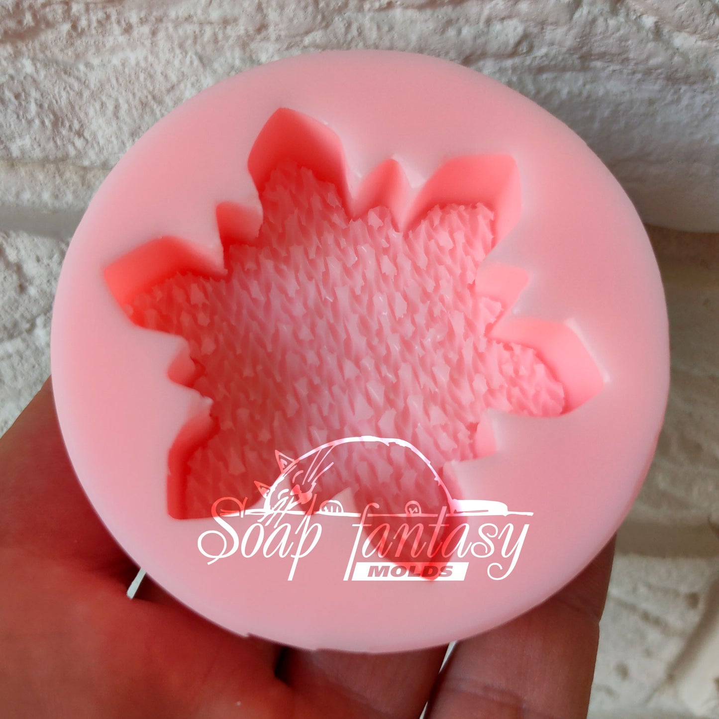 Knitted Christmas tree decorations silicone mold for soap making