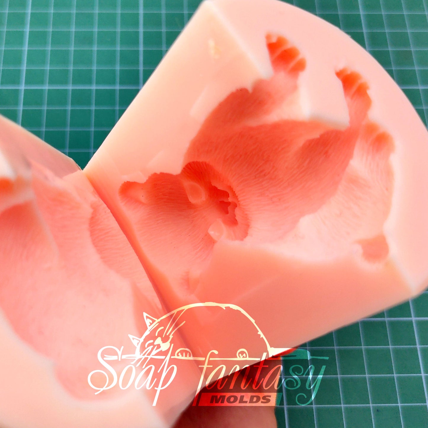 Thomas the Cat silicone mold for soap making